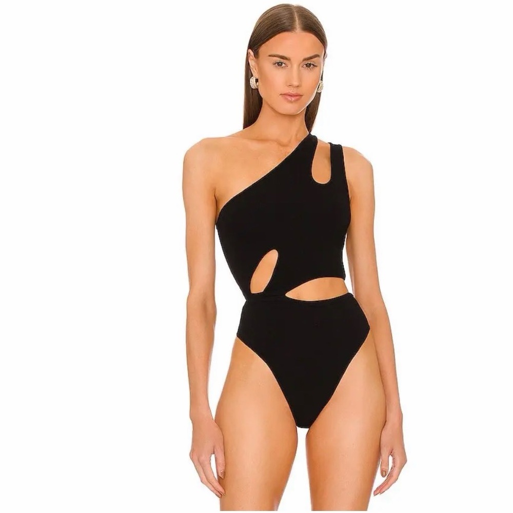 MICHAEL COSTELLO Evie Cut Out Knit Bodysuit